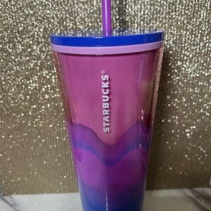 Starbucks Pink and Purple Tumbler
